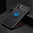 Silikon Hülle Handyhülle Ultra Dünn Schutzhülle Tasche Flexible mit Magnetisch Fingerring Ständer SD2 für Xiaomi Redmi Note 10T 5G Blau und Schwarz