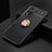 Silikon Hülle Handyhülle Ultra Dünn Schutzhülle Tasche Flexible mit Magnetisch Fingerring Ständer SD2 für Xiaomi Redmi Note 11 Pro+ Plus 5G Gold und Schwarz