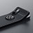 Silikon Hülle Handyhülle Ultra Dünn Schutzhülle Tasche Flexible mit Magnetisch Fingerring Ständer SD3 für Oppo A58 4G