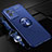 Silikon Hülle Handyhülle Ultra Dünn Schutzhülle Tasche Flexible mit Magnetisch Fingerring Ständer SD3 für Vivo iQOO Z6x