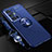 Silikon Hülle Handyhülle Ultra Dünn Schutzhülle Tasche Flexible mit Magnetisch Fingerring Ständer SD3 für Vivo X70 Pro+ Plus 5G