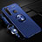 Silikon Hülle Handyhülle Ultra Dünn Schutzhülle Tasche Flexible mit Magnetisch Fingerring Ständer SD3 für Xiaomi Redmi Note 8 (2021) Blau