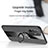Silikon Hülle Handyhülle Ultra Dünn Schutzhülle Tasche Flexible mit Magnetisch Fingerring Ständer X01L für Oppo A95 5G