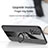 Silikon Hülle Handyhülle Ultra Dünn Schutzhülle Tasche Flexible mit Magnetisch Fingerring Ständer X01L für Oppo F19