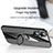 Silikon Hülle Handyhülle Ultra Dünn Schutzhülle Tasche Flexible mit Magnetisch Fingerring Ständer X01L für Oppo F21 Pro 5G