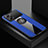 Silikon Hülle Handyhülle Ultra Dünn Schutzhülle Tasche Flexible mit Magnetisch Fingerring Ständer X01L für Oppo K10 Pro 5G Blau