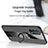Silikon Hülle Handyhülle Ultra Dünn Schutzhülle Tasche Flexible mit Magnetisch Fingerring Ständer X01L für Oppo K9 5G
