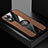 Silikon Hülle Handyhülle Ultra Dünn Schutzhülle Tasche Flexible mit Magnetisch Fingerring Ständer X01L für Oppo Reno8 Lite 5G Braun