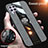 Silikon Hülle Handyhülle Ultra Dünn Schutzhülle Tasche Flexible mit Magnetisch Fingerring Ständer X01L für Samsung Galaxy A22 4G