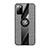 Silikon Hülle Handyhülle Ultra Dünn Schutzhülle Tasche Flexible mit Magnetisch Fingerring Ständer X01L für Samsung Galaxy M02s Grau