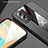 Silikon Hülle Handyhülle Ultra Dünn Schutzhülle Tasche Flexible mit Magnetisch Fingerring Ständer X01L für Vivo Y76s 5G