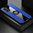 Silikon Hülle Handyhülle Ultra Dünn Schutzhülle Tasche Flexible mit Magnetisch Fingerring Ständer X01L für Xiaomi Poco M5S