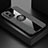 Silikon Hülle Handyhülle Ultra Dünn Schutzhülle Tasche Flexible mit Magnetisch Fingerring Ständer X01L für Xiaomi Redmi Note 11E 5G