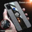 Silikon Hülle Handyhülle Ultra Dünn Schutzhülle Tasche Flexible mit Magnetisch Fingerring Ständer X02L für Samsung Galaxy A21s