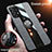 Silikon Hülle Handyhülle Ultra Dünn Schutzhülle Tasche Flexible mit Magnetisch Fingerring Ständer X02L für Samsung Galaxy A72 4G