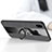 Silikon Hülle Handyhülle Ultra Dünn Schutzhülle Tasche Flexible mit Magnetisch Fingerring Ständer X02L für Samsung Galaxy M01s