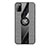 Silikon Hülle Handyhülle Ultra Dünn Schutzhülle Tasche Flexible mit Magnetisch Fingerring Ständer X02L für Samsung Galaxy M21 Grau