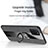 Silikon Hülle Handyhülle Ultra Dünn Schutzhülle Tasche Flexible mit Magnetisch Fingerring Ständer X02L für Samsung Galaxy M60s