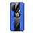 Silikon Hülle Handyhülle Ultra Dünn Schutzhülle Tasche Flexible mit Magnetisch Fingerring Ständer X02L für Samsung Galaxy S20 FE (2022) 5G Blau