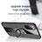 Silikon Hülle Handyhülle Ultra Dünn Schutzhülle Tasche Flexible mit Magnetisch Fingerring Ständer X02L für Samsung Galaxy S20 FE 4G