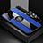 Silikon Hülle Handyhülle Ultra Dünn Schutzhülle Tasche Flexible mit Magnetisch Fingerring Ständer X03L für Samsung Galaxy S20 Plus Blau