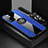 Silikon Hülle Handyhülle Ultra Dünn Schutzhülle Tasche Flexible mit Magnetisch Fingerring Ständer X03L für Xiaomi Mi 11i 5G (2022) Blau
