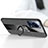 Silikon Hülle Handyhülle Ultra Dünn Schutzhülle Tasche Flexible mit Magnetisch Fingerring Ständer X03L für Xiaomi Mi 12 Lite NE 5G
