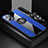 Silikon Hülle Handyhülle Ultra Dünn Schutzhülle Tasche Flexible mit Magnetisch Fingerring Ständer X03L für Xiaomi Poco X4 GT 5G Blau