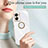Silikon Hülle Handyhülle Ultra Dünn Schutzhülle Tasche Flexible mit Magnetisch Fingerring Ständer XL1 für Oppo K10 5G India