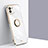 Silikon Hülle Handyhülle Ultra Dünn Schutzhülle Tasche Flexible mit Magnetisch Fingerring Ständer XL1 für Samsung Galaxy A03