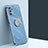 Silikon Hülle Handyhülle Ultra Dünn Schutzhülle Tasche Flexible mit Magnetisch Fingerring Ständer XL1 für Samsung Galaxy A32 5G