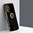 Silikon Hülle Handyhülle Ultra Dünn Schutzhülle Tasche Flexible mit Magnetisch Fingerring Ständer XL1 für Samsung Galaxy A72 4G
