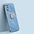 Silikon Hülle Handyhülle Ultra Dünn Schutzhülle Tasche Flexible mit Magnetisch Fingerring Ständer XL1 für Xiaomi Mi 12 Lite NE 5G