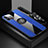Silikon Hülle Handyhülle Ultra Dünn Schutzhülle Tasche Flexible mit Magnetisch Fingerring Ständer Z01 für Apple iPhone 14 Pro Max