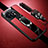 Silikon Hülle Handyhülle Ultra Dünn Schutzhülle Tasche Flexible mit Magnetisch Fingerring Ständer Z01 für OnePlus Ace 2 5G Rot