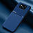 Silikon Hülle Handyhülle Ultra Dünn Schutzhülle Tasche Flexible mit Magnetisch für Xiaomi Poco X3 NFC Blau