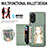 Silikon Hülle Handyhülle Ultra Dünn Schutzhülle Tasche Flexible mit Magnetisch S01D für Oppo Reno8 T 4G