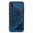 Silikon Hülle Handyhülle Ultra Dünn Schutzhülle Tasche Flexible mit Magnetisch S01D für Samsung Galaxy A01 SM-A015 Blau