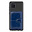 Silikon Hülle Handyhülle Ultra Dünn Schutzhülle Tasche Flexible mit Magnetisch S01D für Samsung Galaxy A81 Blau