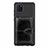 Silikon Hülle Handyhülle Ultra Dünn Schutzhülle Tasche Flexible mit Magnetisch S01D für Samsung Galaxy A81 Schwarz