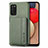 Silikon Hülle Handyhülle Ultra Dünn Schutzhülle Tasche Flexible mit Magnetisch S01D für Samsung Galaxy F02S SM-E025F Grün