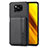 Silikon Hülle Handyhülle Ultra Dünn Schutzhülle Tasche Flexible mit Magnetisch S01D für Xiaomi Poco X3 NFC
