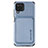 Silikon Hülle Handyhülle Ultra Dünn Schutzhülle Tasche Flexible mit Magnetisch S02D für Samsung Galaxy A12
