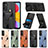 Silikon Hülle Handyhülle Ultra Dünn Schutzhülle Tasche Flexible mit Magnetisch S02D für Samsung Galaxy F13 4G