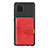 Silikon Hülle Handyhülle Ultra Dünn Schutzhülle Tasche Flexible mit Magnetisch S02D für Samsung Galaxy M60s Rot