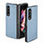 Silikon Hülle Handyhülle Ultra Dünn Schutzhülle Tasche Flexible mit Magnetisch S02D für Samsung Galaxy Z Fold3 5G Blau