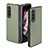 Silikon Hülle Handyhülle Ultra Dünn Schutzhülle Tasche Flexible mit Magnetisch S02D für Samsung Galaxy Z Fold3 5G Grün