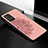 Silikon Hülle Handyhülle Ultra Dünn Schutzhülle Tasche Flexible mit Magnetisch S03D für Samsung Galaxy A72 5G Rosegold