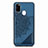 Silikon Hülle Handyhülle Ultra Dünn Schutzhülle Tasche Flexible mit Magnetisch S03D für Samsung Galaxy M30s Blau