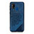 Silikon Hülle Handyhülle Ultra Dünn Schutzhülle Tasche Flexible mit Magnetisch S03D für Samsung Galaxy M31 Prime Edition Blau